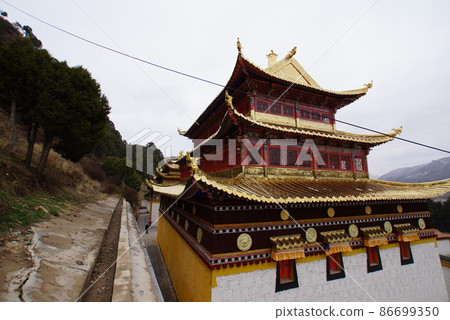 Celtigonpa in Langmusi, Amdo, Tibet Celtigonpa in Langmusi, Amdo, Tibet 86699350