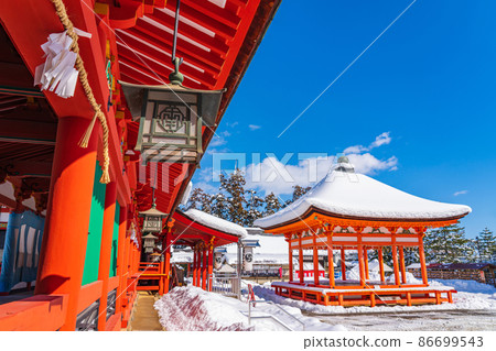 Snow Nangu Shrine <Fuwa District, Gifu Prefecture> 86699543
