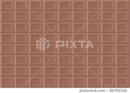Chocolate bar with a color like milk chocolate-Sweets, sweets making, Valentine's Day image material 86700100