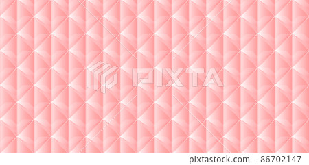 pink and white background, illustration of abstract square triangle pattern 3d emboss, applicable for website banner, poster agency, social media template, printable paper craft, fabric printing linen 86702147