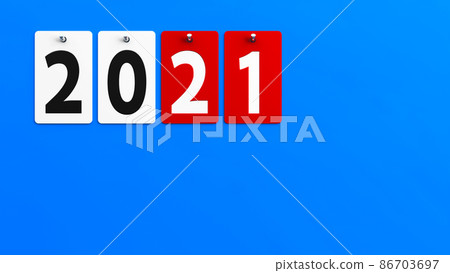 Plates 2021 on blue wall #2 86703697