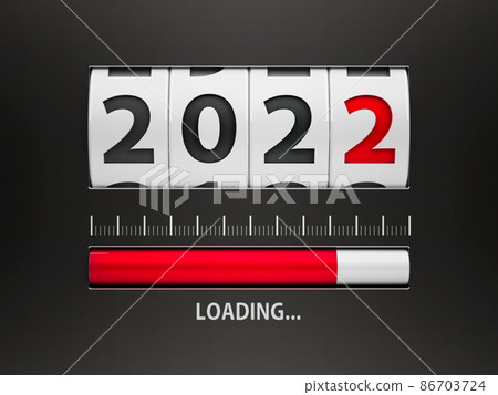 Loading New year 2022 counter 86703724