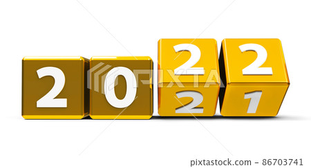 Gold cubes 2022 #2 86703741