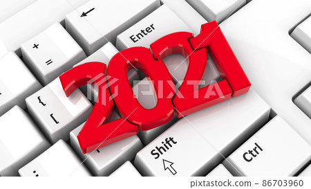 2021 icon on keyboard #2 2021 icon on keyboard #2 86703960
