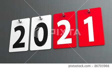 Plates 2021 on gray wall Plates 2021 on gray wall 86703966
