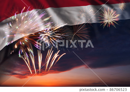 Flag of Yemen for Independence day Flag of Yemen for Independence day 86706523