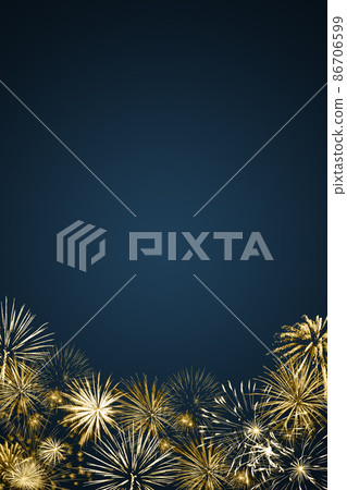 Holiday background with fireworks Holiday background with fireworks 86706599
