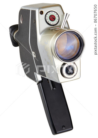 Vintage Camera super 8 isolated on white 86707650