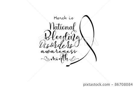 National Bleeding Disorders awareness month. Health awareness concept vector template for banner, card, poster, background. National Bleeding Disorders awareness month. Health awareness concept vector template for banner, card, poster, background. 86708084