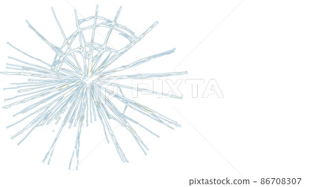 像蜘蛛網一樣的碎玻璃 86708307