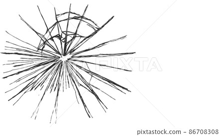 像蜘蛛網一樣的碎玻璃 像蜘蛛網一樣的碎玻璃 86708308