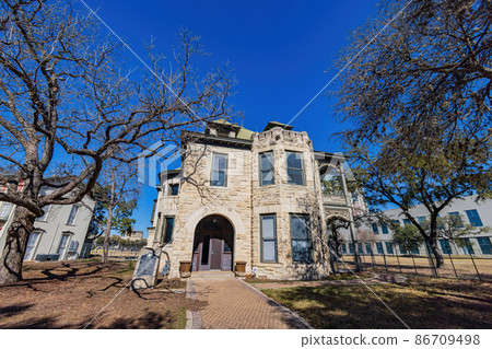 Halff House building in La Villita Historic Village 86709498