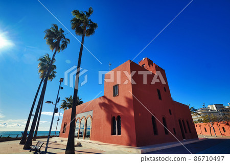 Bil-Bil Castle in Benalmadena town. Malaga, Spain Bil-Bil Castle in Benalmadena town. Malaga, Spain 86710497