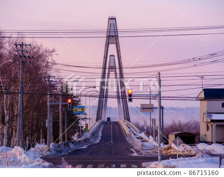 Hakucho Bridge at dawn 86715160