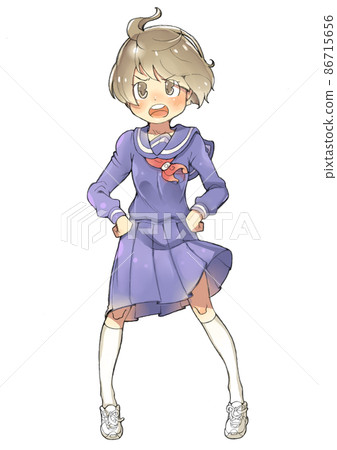 捷徑女生初中生面對風 捷徑女生初中生面對風 86715656