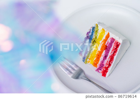 Rainbow cake Rainbow cake 86719614