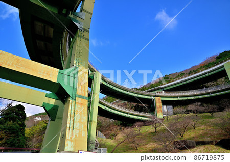 Kawazu Nanaki Loop Bridge Kawazu Nanaki Loop Bridge 86719875