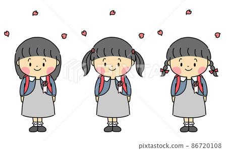 春季小學入學典禮孩子們 86720108