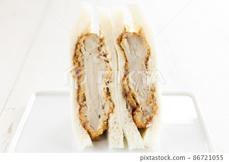 美味的雞排三明治 86721055