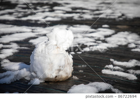 Melting snowman 86722694