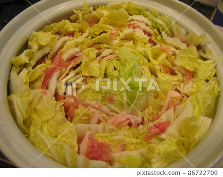 Millefeuille hot pot of Chinese cabbage and pork top 86722700