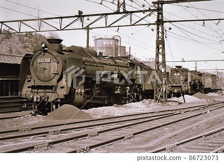 1968 Gotemba Line D52 steam locomotive Kozu Rolling Stock Center Kanagawa Prefecture 86723073