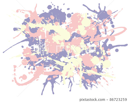 Pop splash background decoration, dripping ink, splashes with momentum 86723259