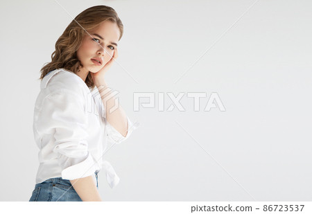 Beautiful female model . Beauty woman . Model test 86723537