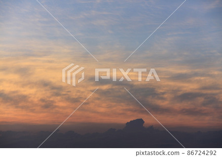 << Background material >> Dusk sky << Background material >> Dusk sky 86724292