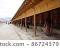 Tibetans in Kora at Labrang Monastery, Xiahe, Amdo, Tibet 86724379