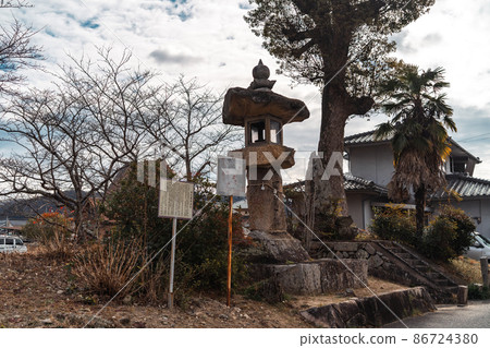 Shrine Japanese landscape scenery Shrine Japanese landscape scenery 86724380