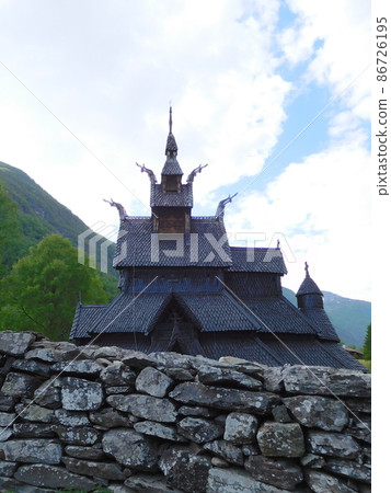 Stave Church in Borgund, Norway Stave Church in Borgund, Norway 86726195