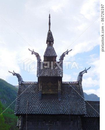Stave Church in Borgund, Norway Stave Church in Borgund, Norway 86726197