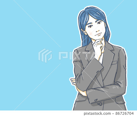 Drawing of a person Drawing of a person 86726704