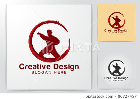 pencak silat logo Ideas. Inspiration logo design. Template Vector Illustration. Isolated On White Background pencak silat logo Ideas. Inspiration logo design. Template Vector Illustration. Isolated On White Background 86727457