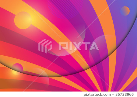 Multicolor background with rays-插圖素材 [86728966] - PIXTA圖庫