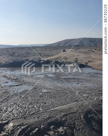 戈布斯坦國家公園的泥火山 86730229