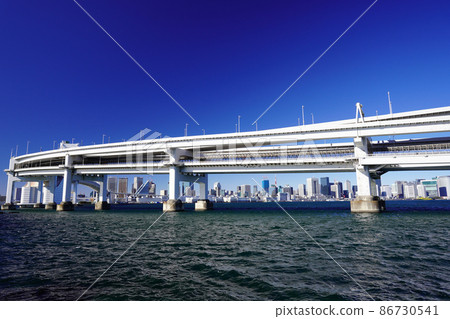 Tokyo Waterfront City Tokyo Bay and Rainbow Bridge 86730541