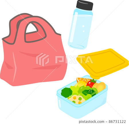 Food and drink bottles in food storage containers Food and drink bottles in food storage containers 86731122