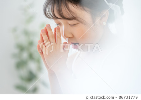 孩子們的生活方式願望祈禱願望 86731779