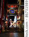 橫濱唐人街夜景 86731989