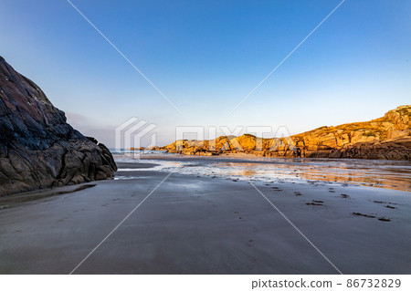 The beautiful Cloughglass bay and beach by Burtonport in County Donegal - Ireland 86732829