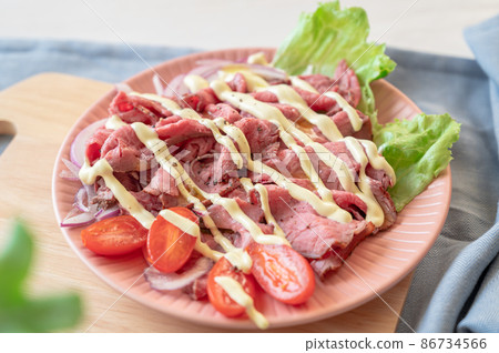 烤牛肉生牛肉片 烤牛肉生牛肉片 86734566