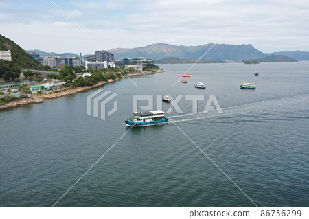 the landscape of Sha Tin Hoi , hong kong 4 Feb 2022 the landscape of Sha Tin Hoi , hong kong 4 Feb 2022 86736299