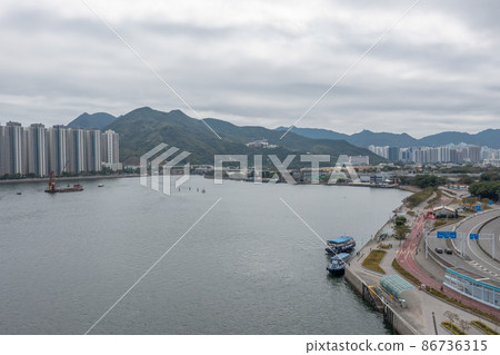the tolo harbour Landscape in Hong Kong 4 Feb 2022 the tolo harbour Landscape in Hong Kong 4 Feb 2022 86736315