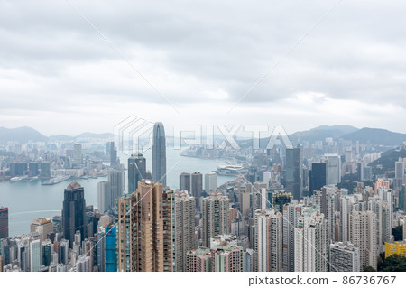 the residential area at west mid level hong kong 31 Jan 2022 the residential area at west mid level hong kong 31 Jan 2022 86736767