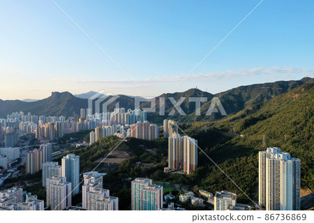 the residential area at Kowloon, hong kong 30 Jan 2022 the residential area at Kowloon, hong kong 30 Jan 2022 86736869