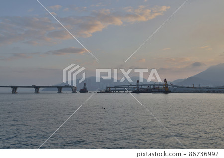 the new brige site at Tseung Kwan O 21 Nov 2021 the new brige site at Tseung Kwan O 21 Nov 2021 86736992