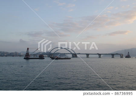 the new brige site at Tseung Kwan O 21 Nov 2021 the new brige site at Tseung Kwan O 21 Nov 2021 86736995
