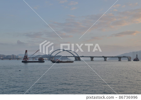 the new brige site at Tseung Kwan O 21 Nov 2021 the new brige site at Tseung Kwan O 21 Nov 2021 86736996